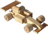 Dřevěná-formule 1